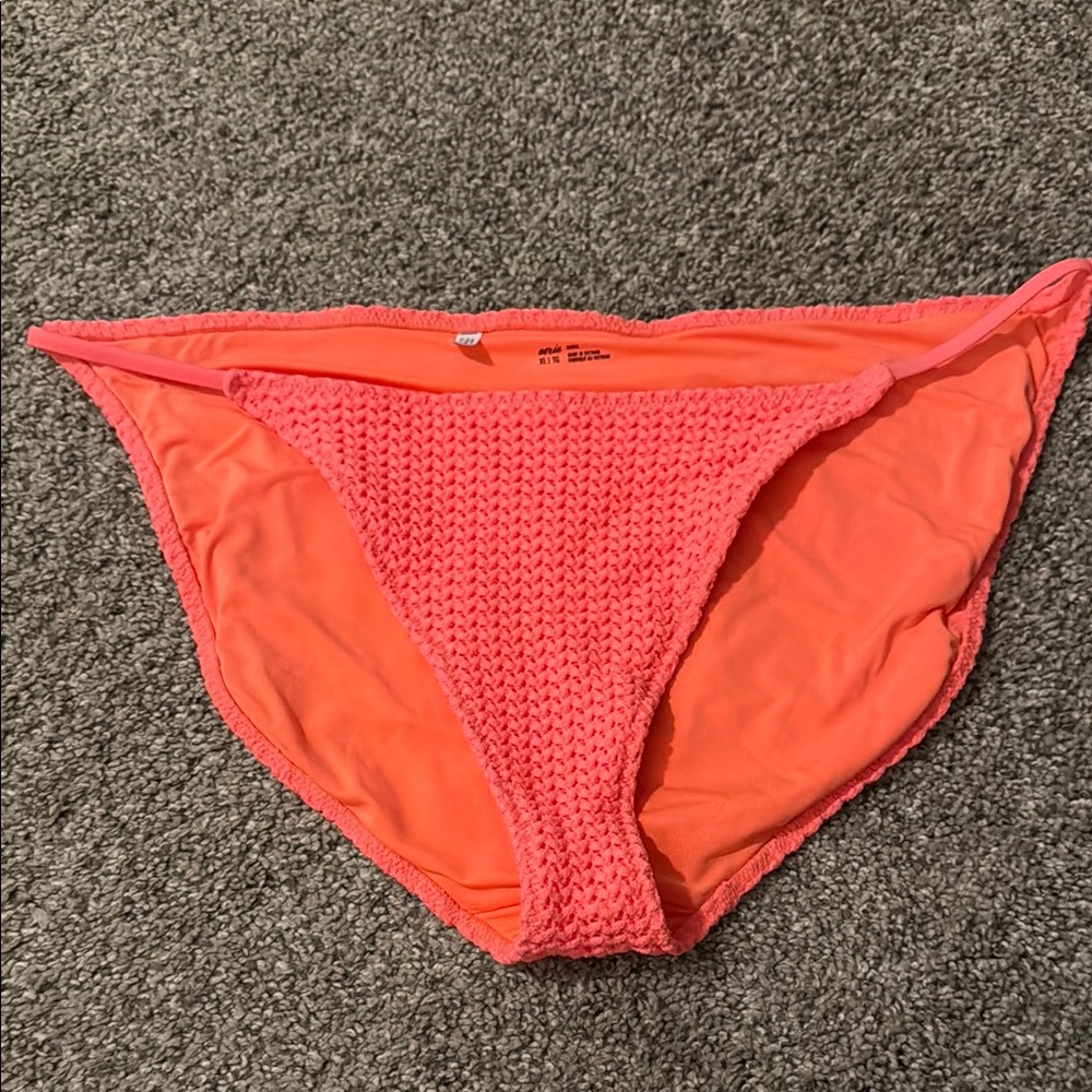 Aerie coral bikini bottom